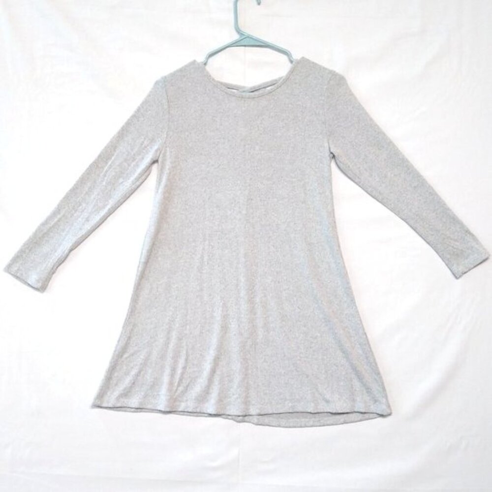 BTWEEN Size 12 Women's (Chest 32") Knit Long Sleeve Lattice Design Behind Neck